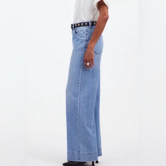 Madewell Light Blue superwide-leg jeans - Picture 3 of 13